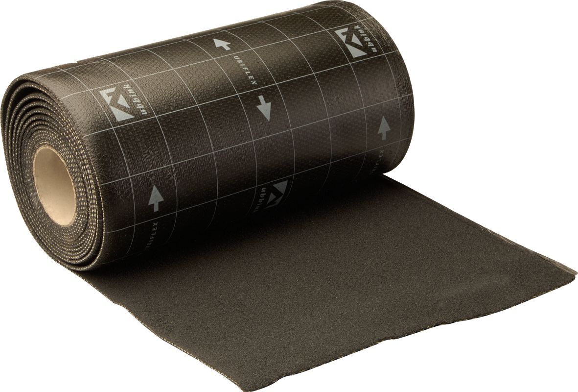 Ubiflex Standaard Loodvervanger 600mm x 6m zwart