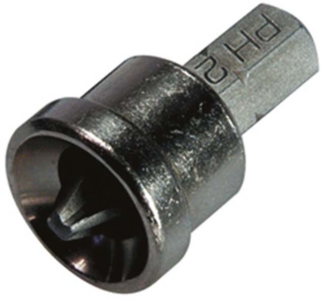 GIPSPLAATSCHROEFBIT PH2 L=25MM MET DIEPTESTOP