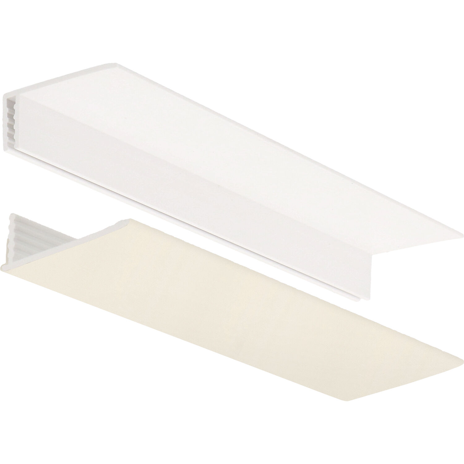 PVC omrandingsprofiel 2-delig 10 mm Cremi lengte 270 cm