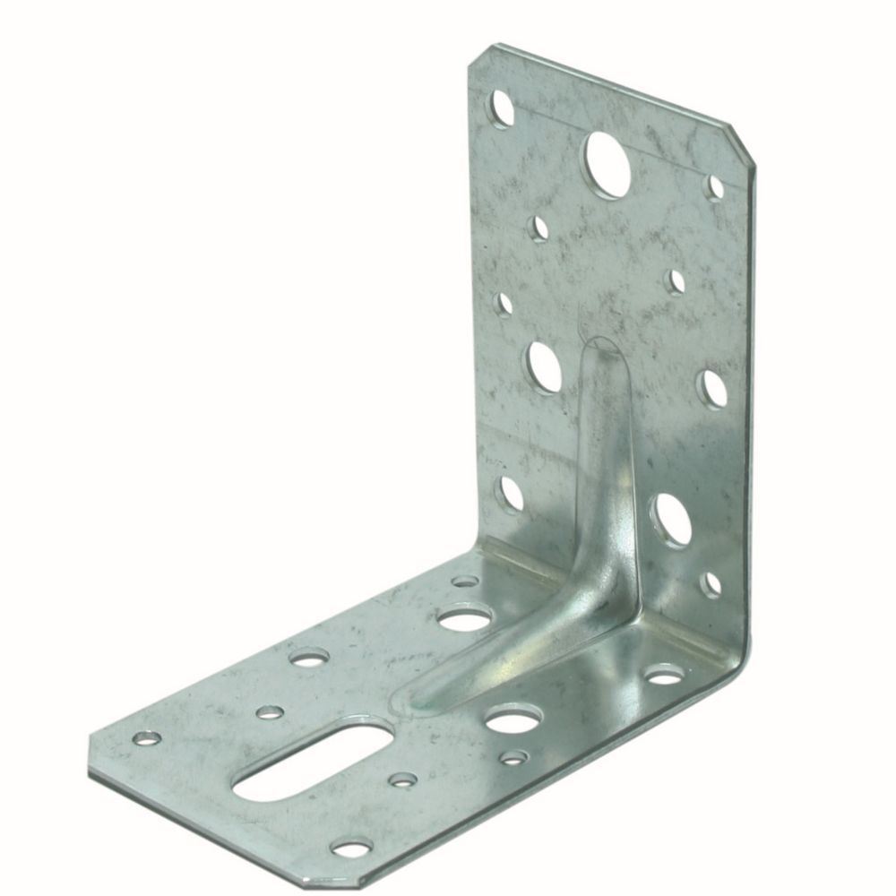 Hoekanker verzinkt 90 x 90 x 60 mm met ril