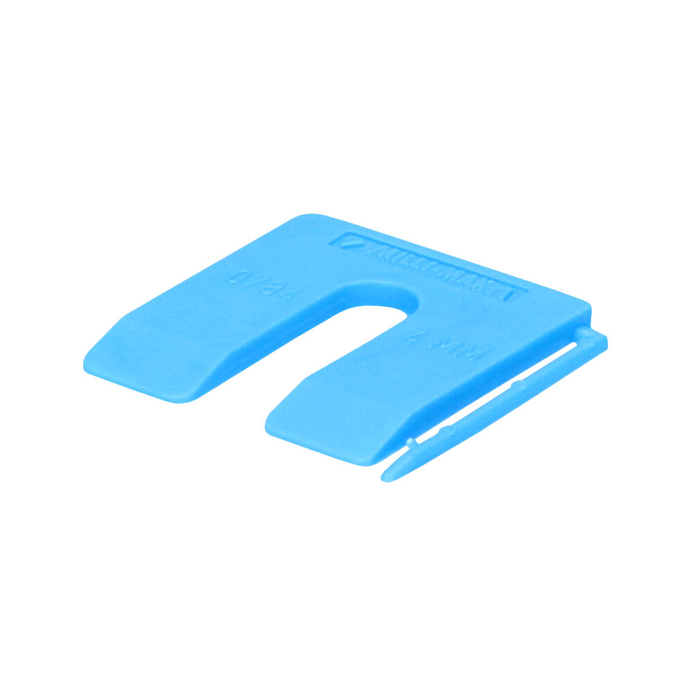 Uitvulplaatjes 4 mm blauw (100st/ds)