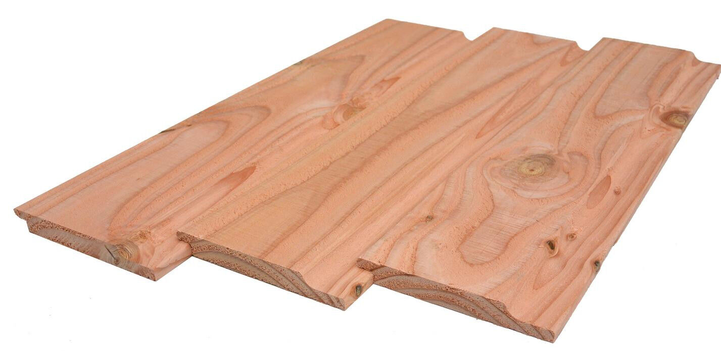 18 x 145 mm Douglas Halfhoutsrabat fijnbezaagd onbehandeld antiblauw PEFC