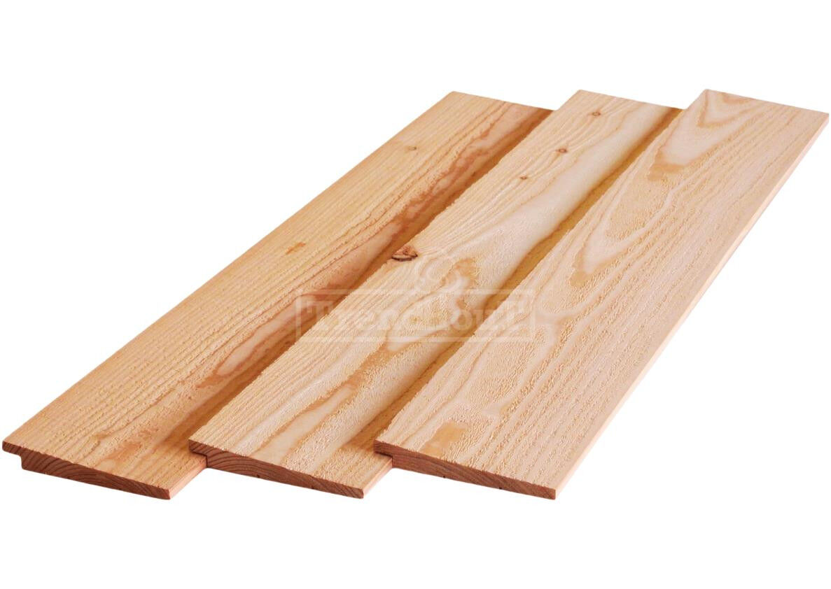 20 x 145 mm Douglas Zweeds rabat fijnbezaagd onbehandeld antiblauw PEFC