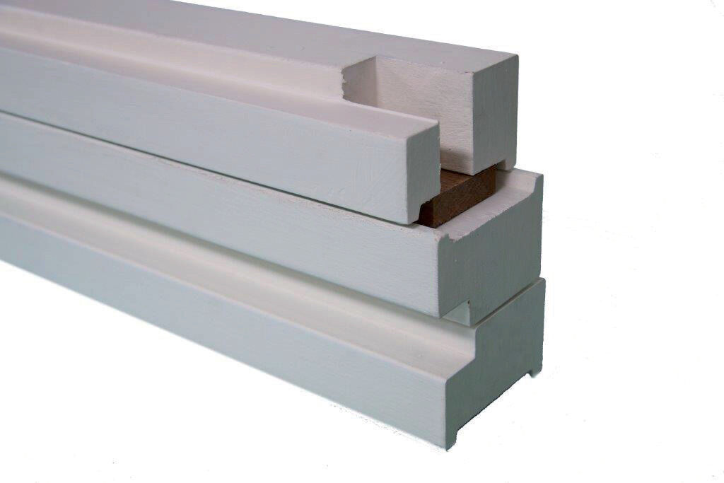 56 x 115 mm Binnenkozijn set Hardhout gegrond stomp deurhoogte 2315 mm FSC