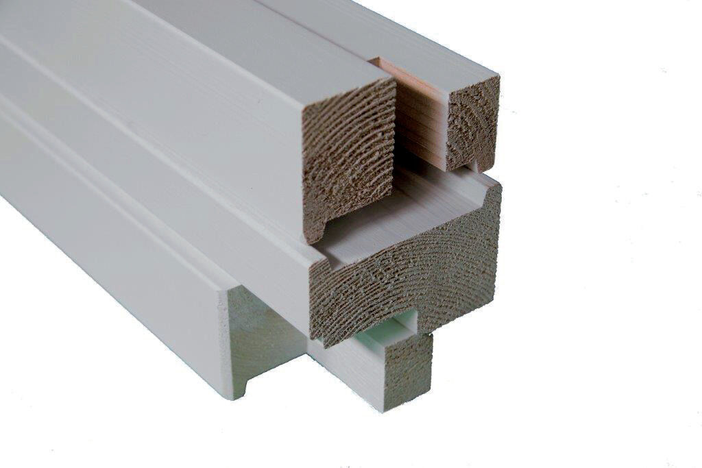 56 x 90 mm Binnenkozijn set Grenen gegrond stomp deurhoogte 2315 mm