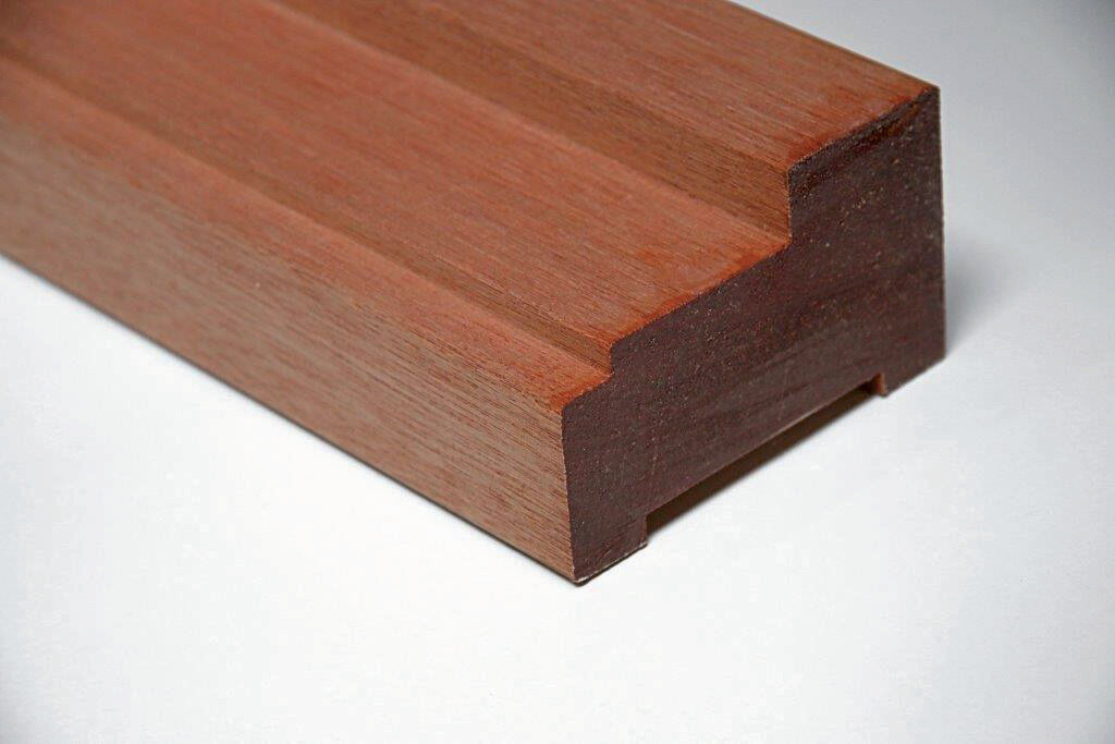 66 x 110 x 5900 mm Meranti A-Kozijnprofiel wit gegrond