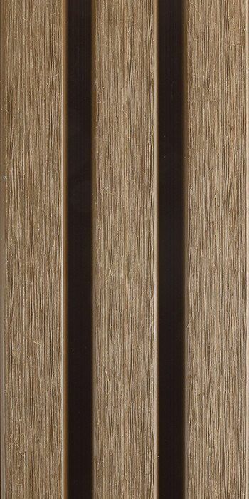 33 x 170 x 2900 mm WPC WEO35 geveldeel Teak (wb=140mm) Brandklasse E