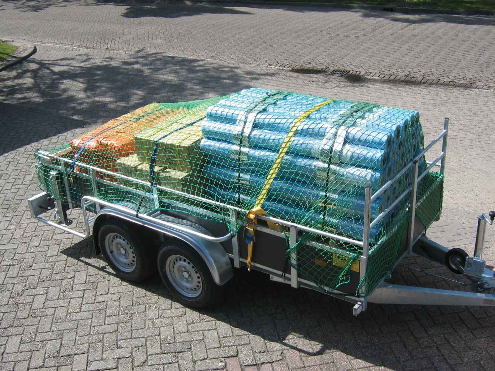 Aanhangwagennet 2,5 x 4 m1 Geknoopt