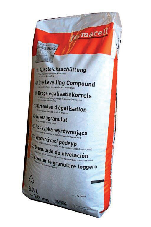 Fermacell egalisatiekorrels 50 Ltr