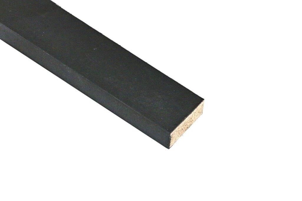 18 x 34 x 2950 mm Aziatische kantlat Zwart