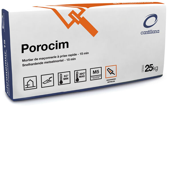 Cantillana Porocim HY (lijmmortel) 25 kg