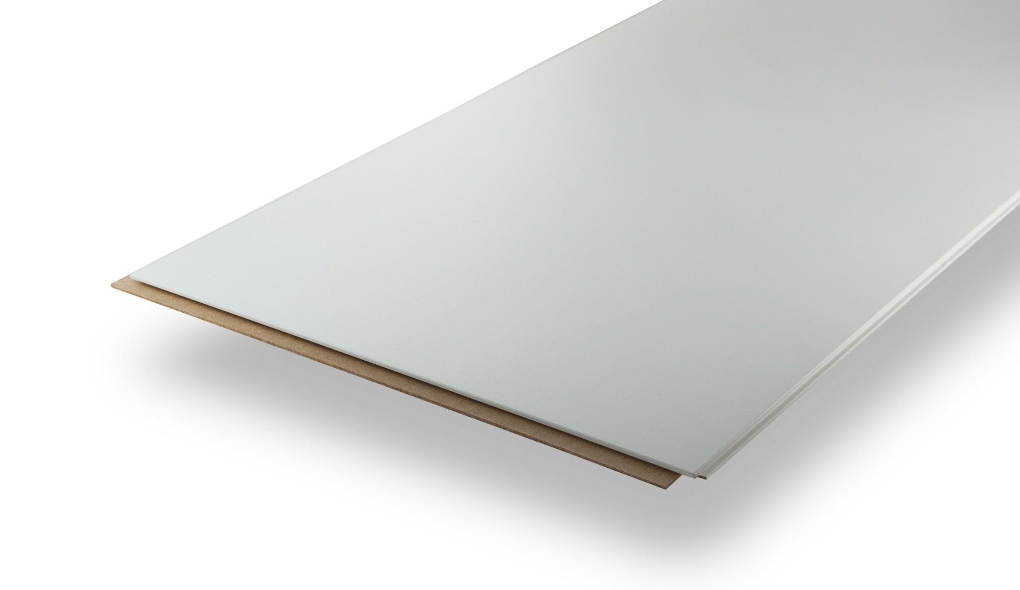 620 x 1290 mm Kodeco structuur wit 12mm (w.b. 600x1270mm, 2 st/pk)