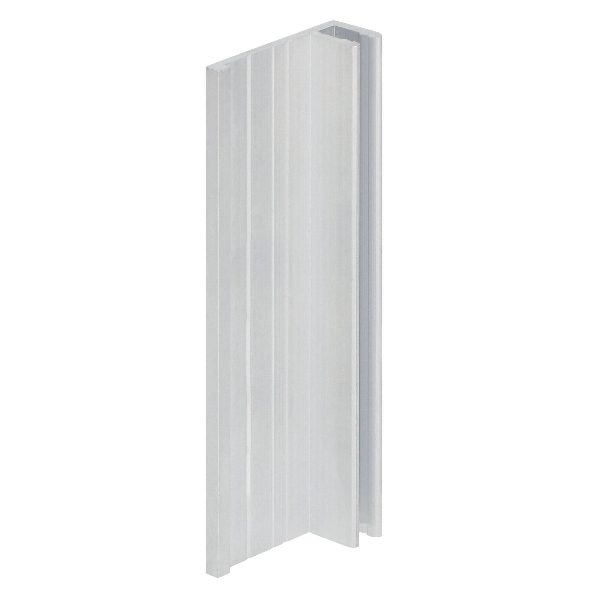 11 x 31 x 4000 mm Keralit basis eindprofiel (2807), Aluminium