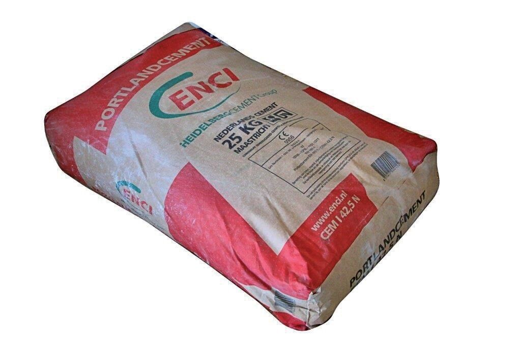 Heidelberg materials (Enci)  portland cement klasse A CEM I 42.5 N 25 kg/zk (64 zk/pal)