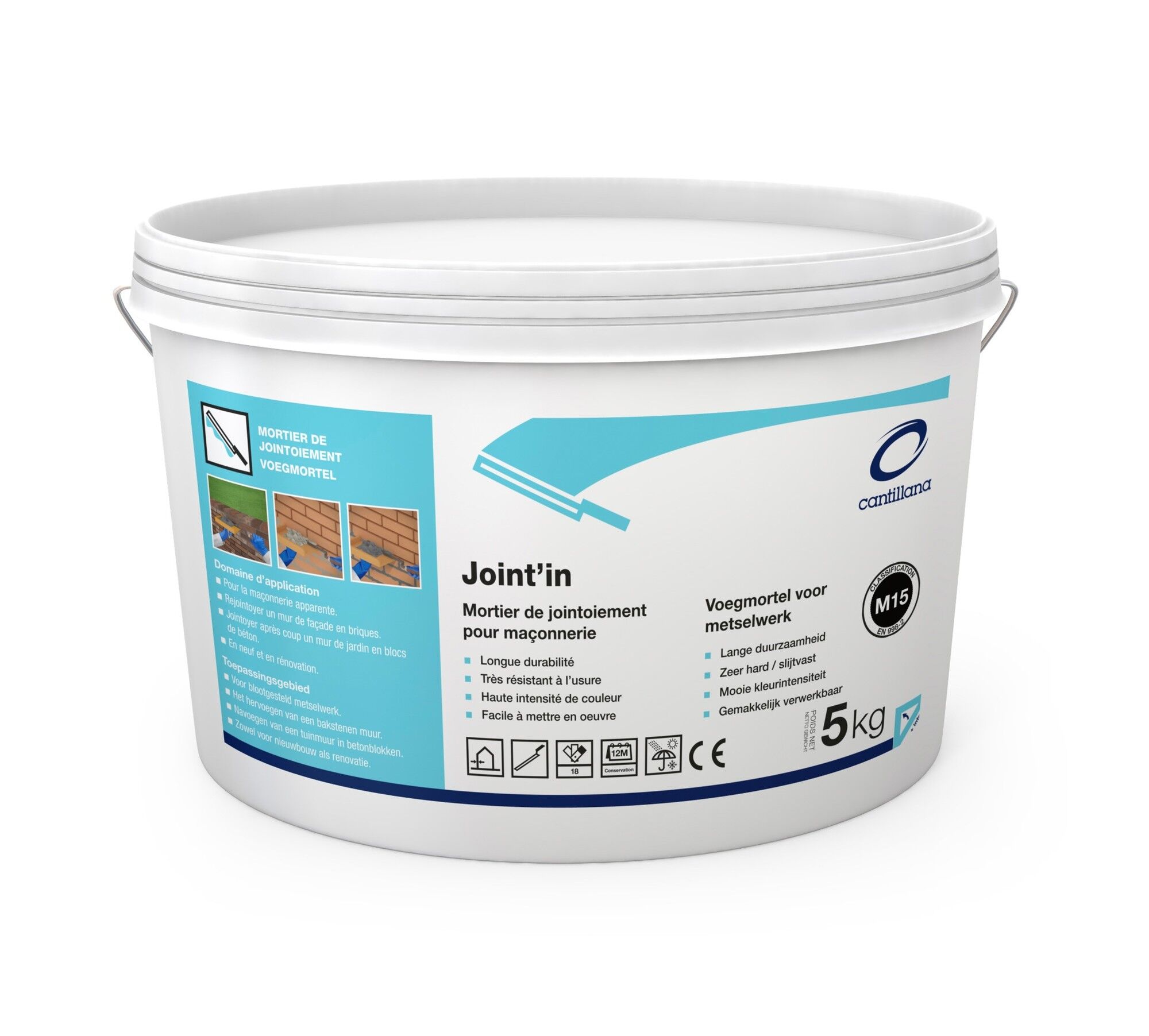 Cantillana Joint'in Voegmortel 5 kg 2025 Antraciet