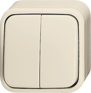 WCD opbouw serie schakelaar beige