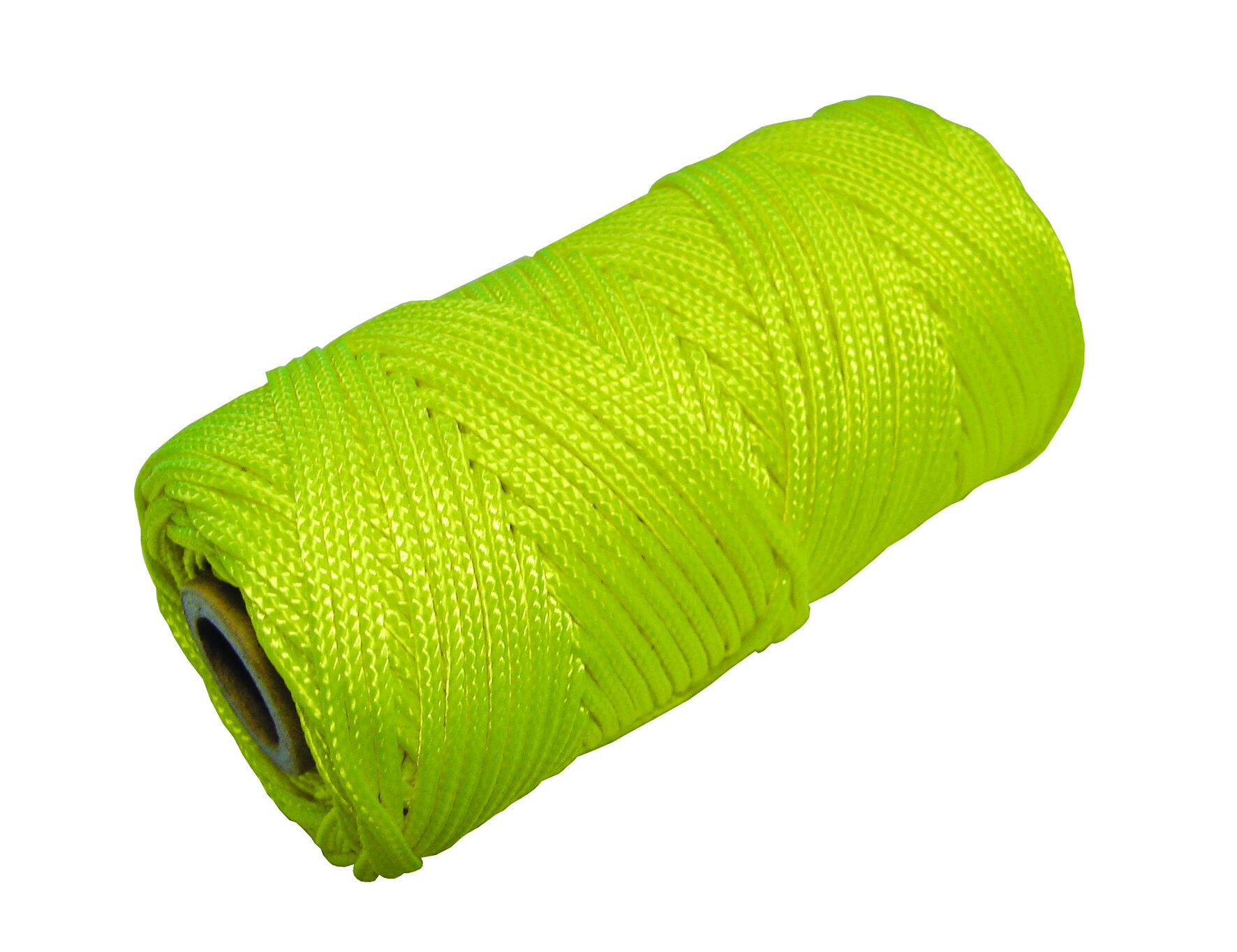 Metselkoord gevlochten 1.5 mm PA fluor geel klos 50 m1