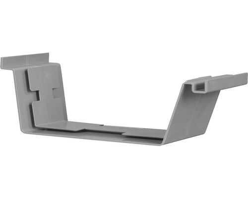 Bakgootverbindingsstuk 125 mm PVC Grijs