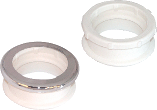 Insteek rubber Wisa wit