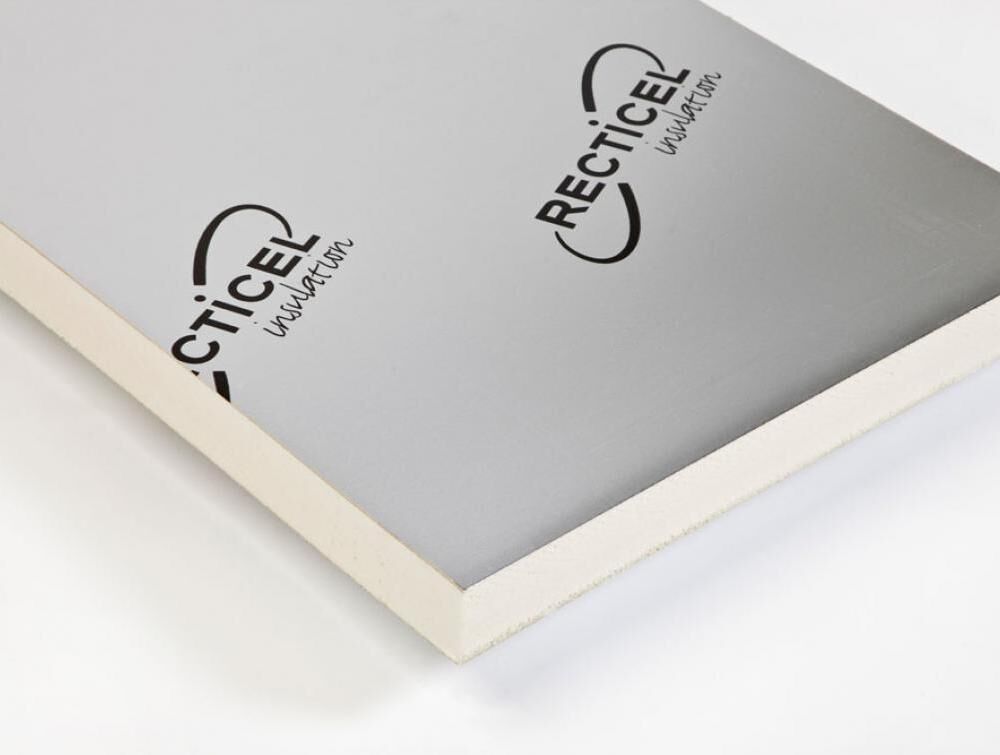 50 mm x 1200 x 600 Recticel Eurothane Silver Rd 2.25 (10 st/pk)