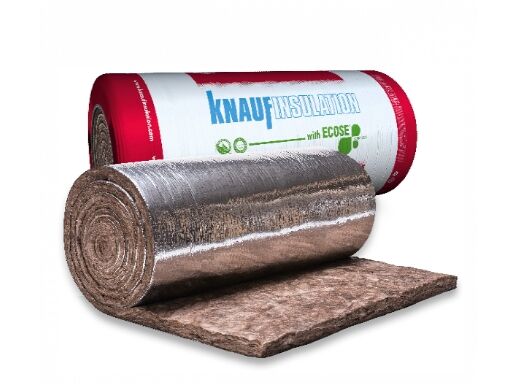 160 mm x 3800 x 600 Knauf Minerale Wol MW 34 Alu Plus Rd=4,7