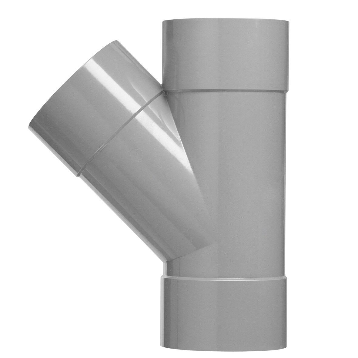 T-stuk 125 x 125 DW 3 x LM 45 gr.