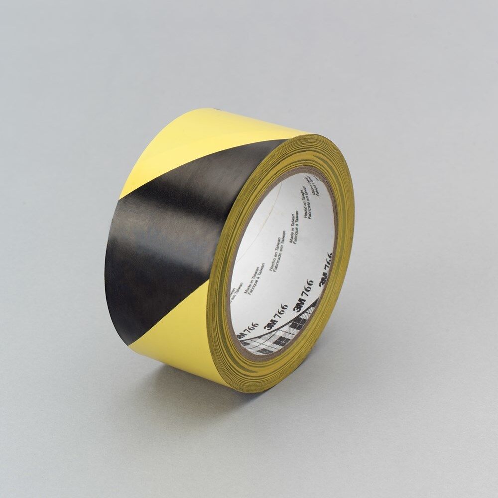 Markeringstape 50 mm x 33M Zwart/Geel