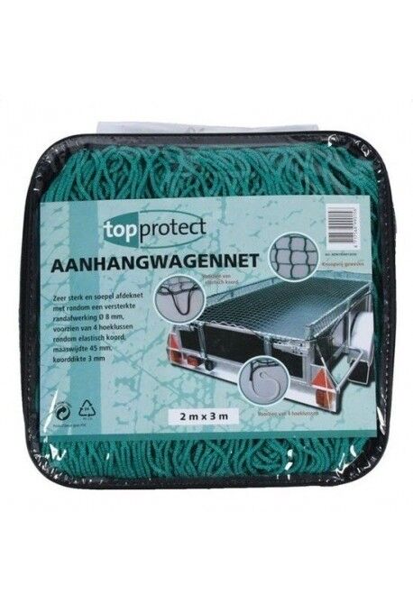 Aanhangwagennet 2 x 4 m1 Geknoopt