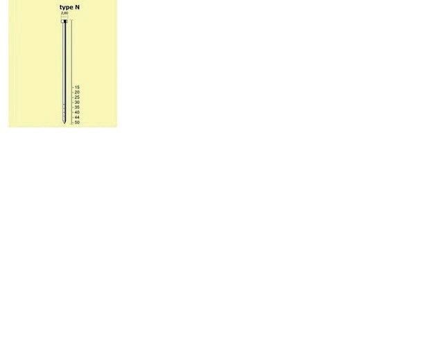 Afwerknagels N-25 C/Gegalv. (2500 st/ds)