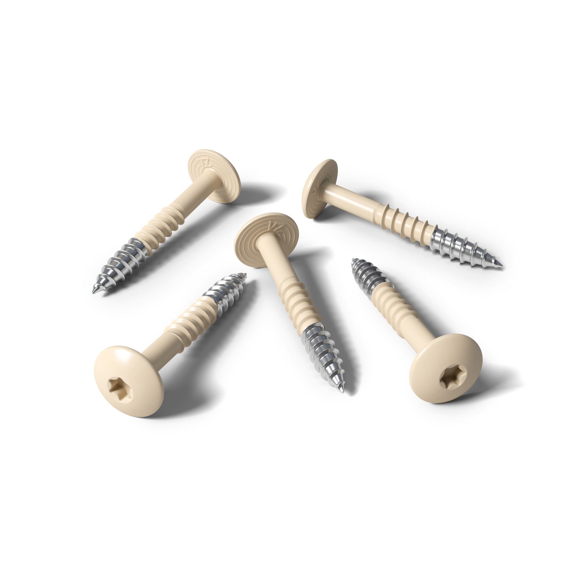 Trespa schroef Roestvast Staal A4/AISI RAL 1015 4,8x32 mm doos 100 st 