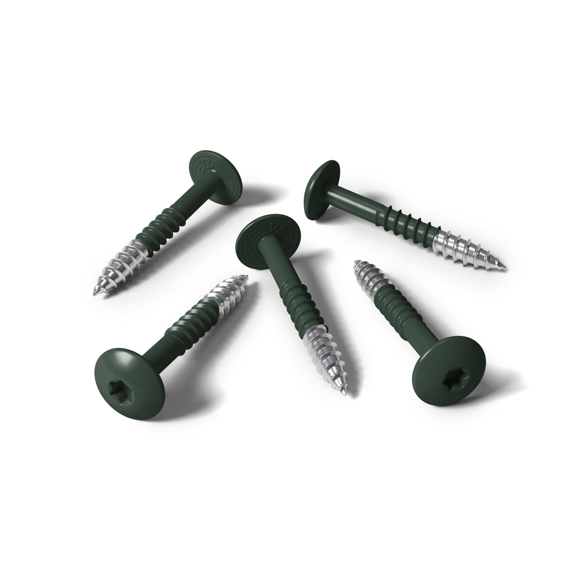 Trespa schroef Roestvast Staal A4/AISI RAL 6009 4,8x38 mm doos 100 st
