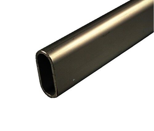Kastroede Y05570 ovaal aluminium geanodiseerd zilver 250 cm