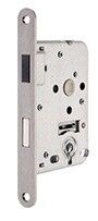 Magneet D&N slot met RVS voorplaat type 1266 incl.sluitpl + 2 sleutels