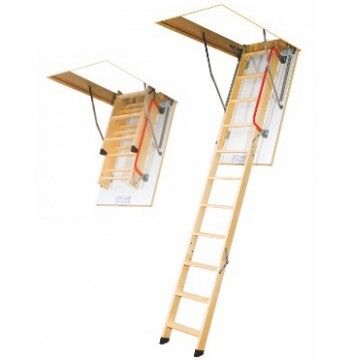 Fakro 3-delige zoldertrap LWK 60 x 120 cm bakhoogte 14 cm