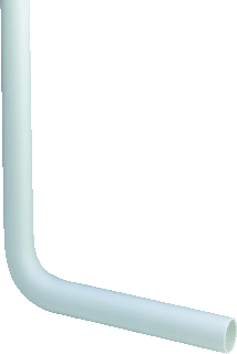 Vloerbuis PVC 11/4 wit 32 x 220 x 680 mm