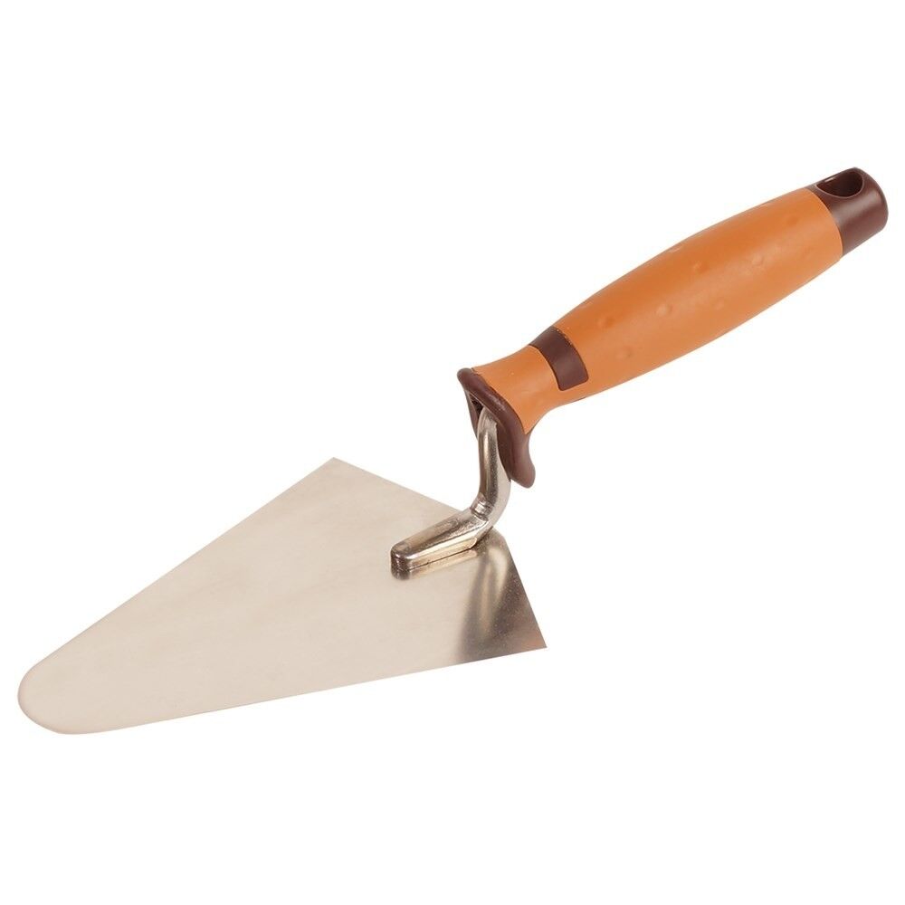 Punttroffel Super Prof Eco spits L = 140 mm RVS met Supersoft greep