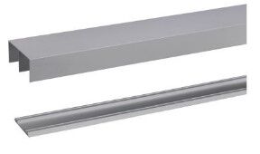 Schuifdeurrail alu 3600 mm voor rollend systeem t.b.v. R40 / R60