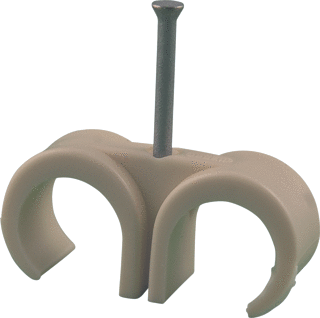 Mepac Spijkerclips DSP16/19 Duo (100 st./ds), Kleur Créme