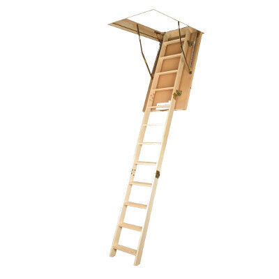 Fakro 3-delige zoldertrap LWS-R 60 x 110 cm bakhoogte 20 cm