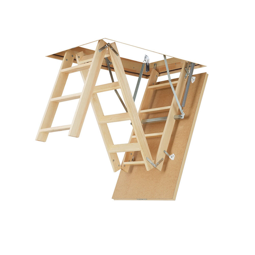 Fakro 3-delige zoldertrap LWS-R 60 x 110 cm bakhoogte 20 cm