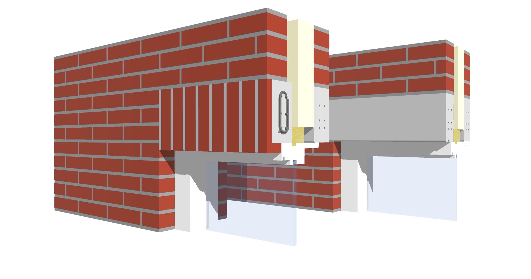 Baksteenlatei voorgespannen 140 x 60 x 1500 mm