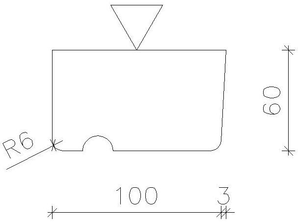 Betonlatei voorgespannen met waterhol 100 x 60 x 2200 mm (40 st/pk)