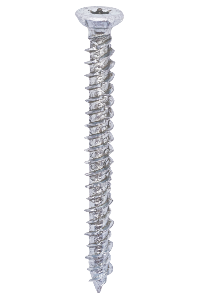 Beton-kozijnschroef verzinkt 7.5 x 112 mm Verzonken kop Tx30 (25 st/ds)