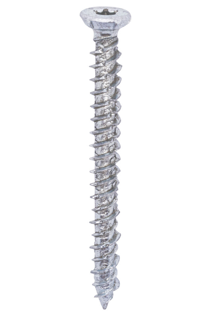 Beton-kozijnschroef verzinkt 7.5 x 112 mm Verzonken kop Tx30 (25 st/ds)