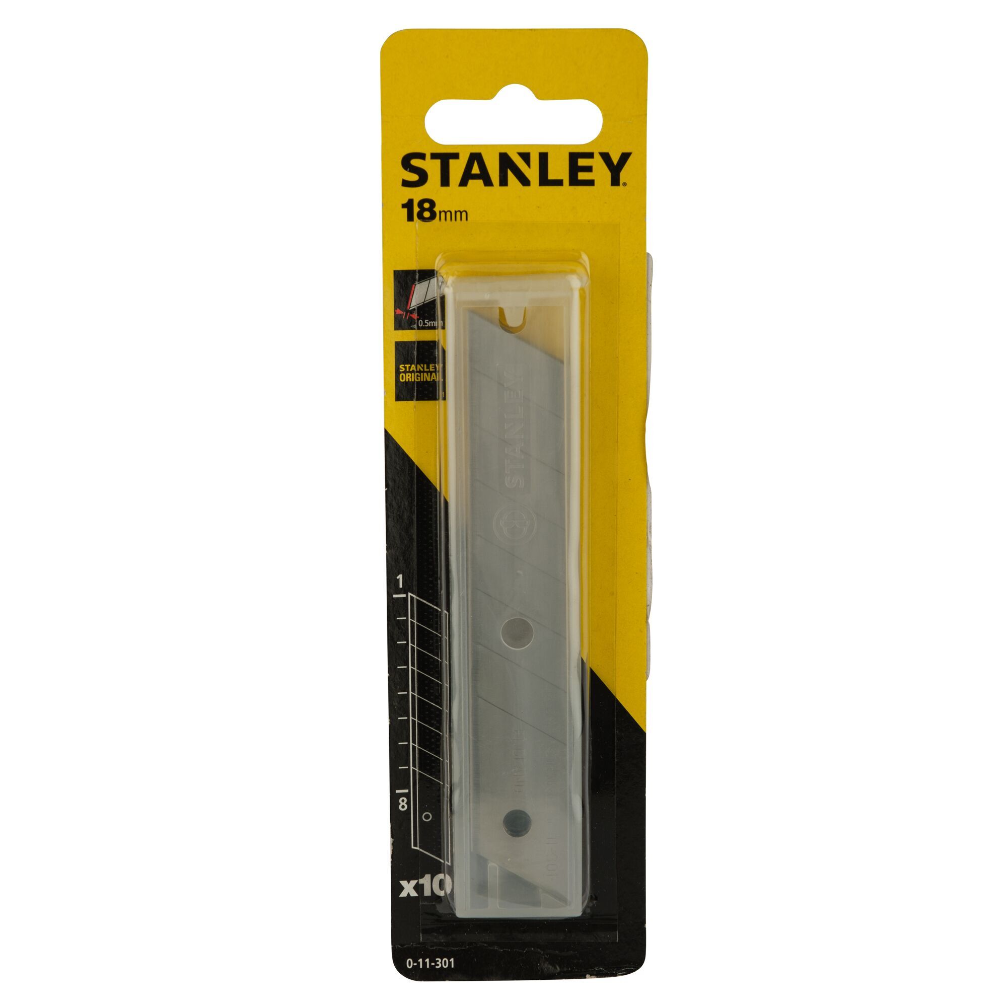 Stanley Reserve-afbreekmes 18mm 1-11-301 (10 st.)