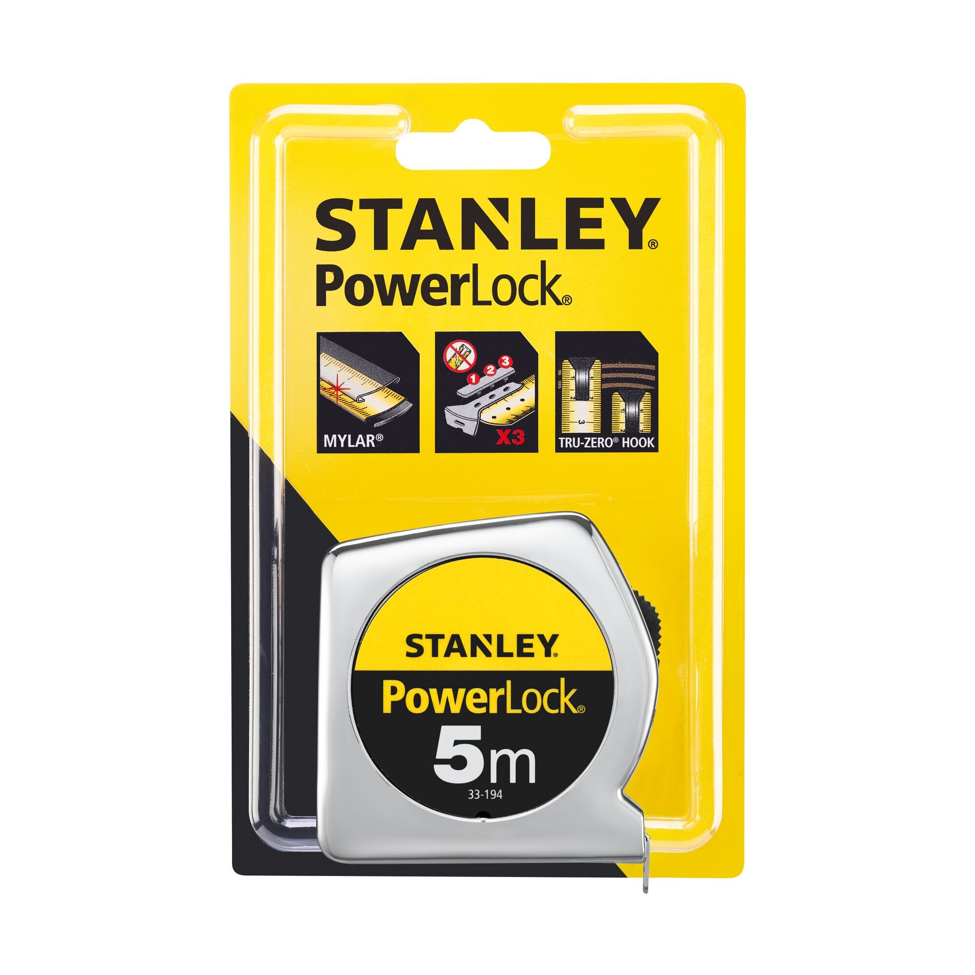 Stanley Rolbandmaat Powerlock 5 m1