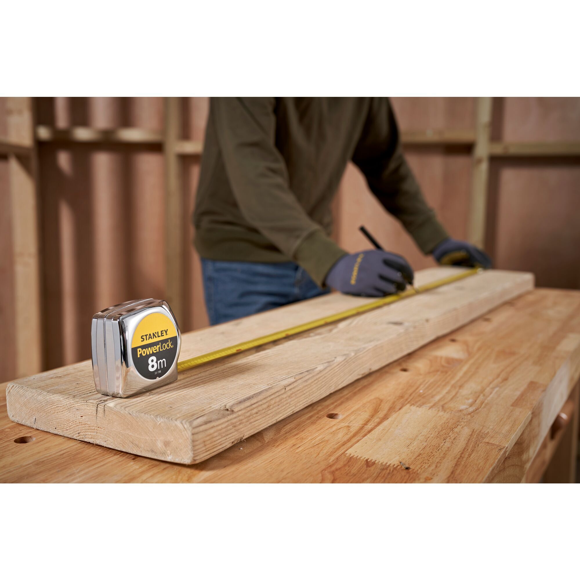 Stanley Rolbandmaat Powerlock 8 m1