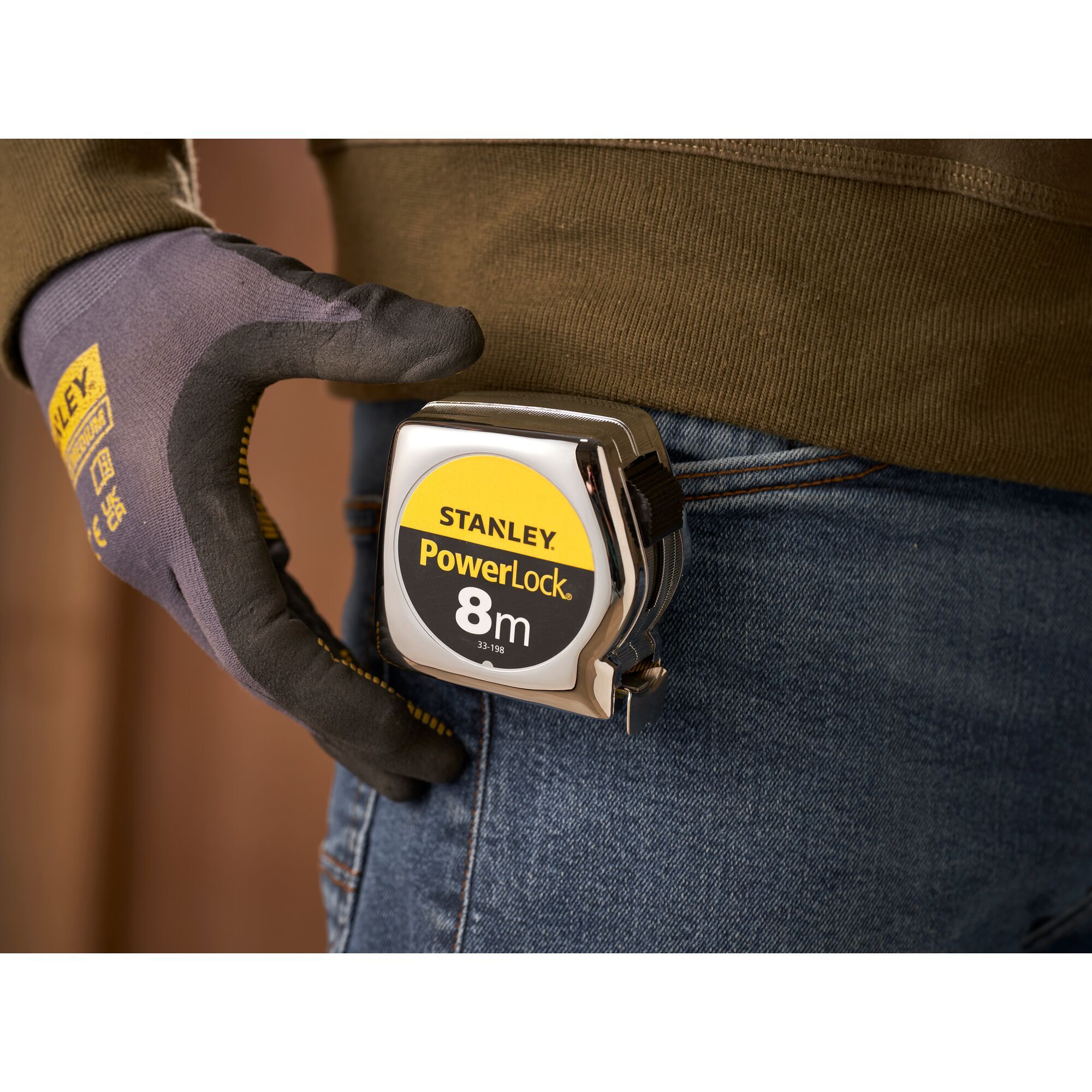 Stanley Rolbandmaat Powerlock 8 m1