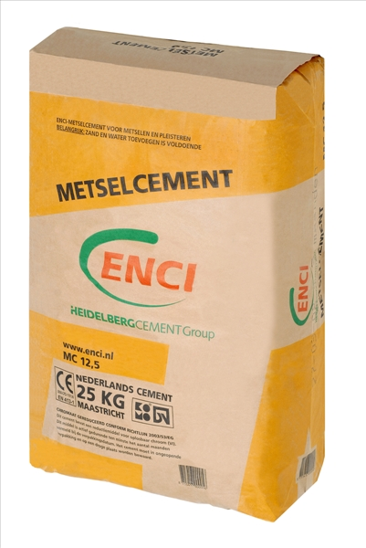 Heidelberg materials (Enci) metselcement 25 kg/zk (56 zk/pal)