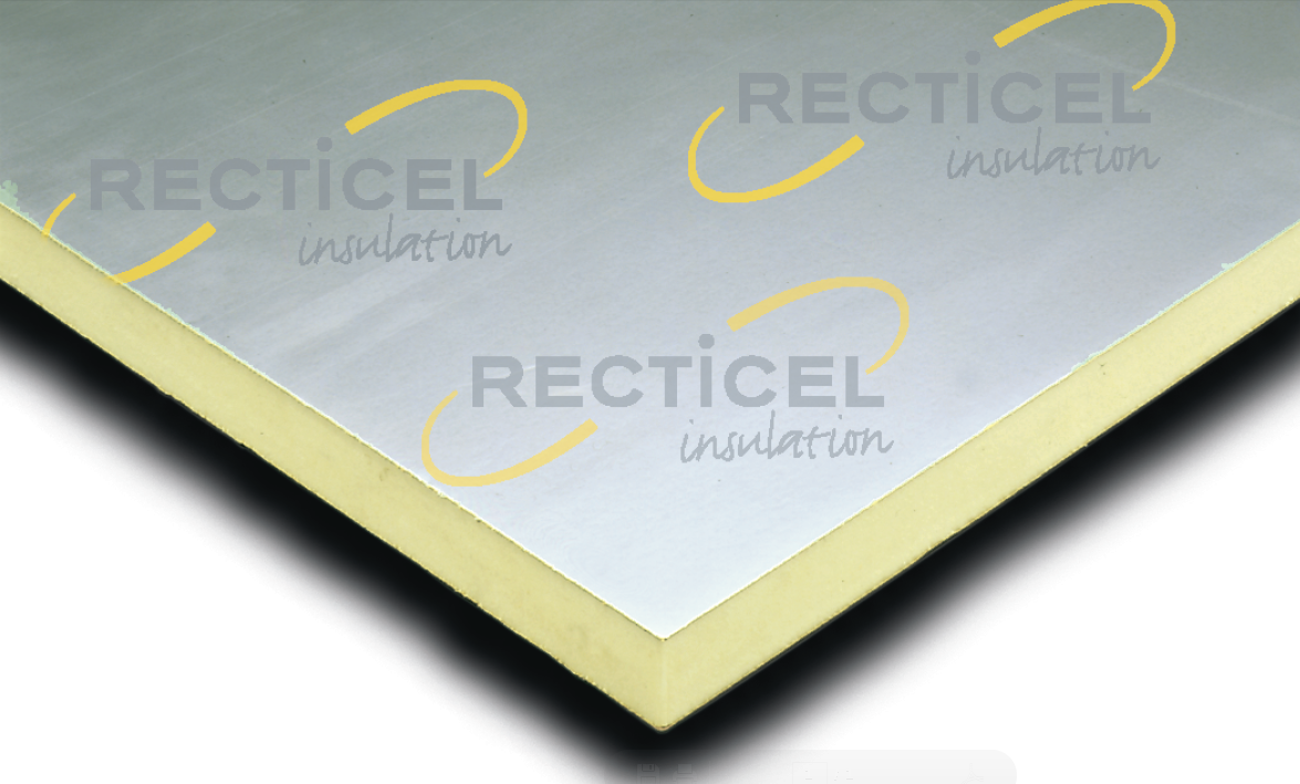 70 mm x 1200 x 600 Recticel Eurothane Silver Rd 3.15 (7 st/pk)